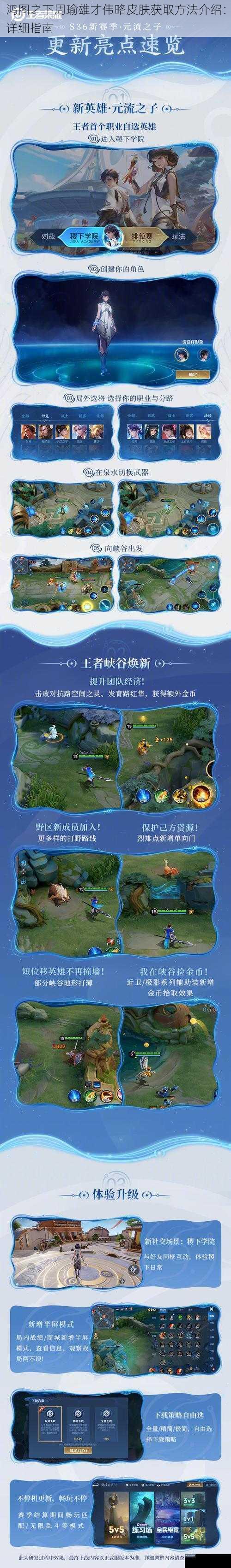 鸿图之下周瑜雄才伟略皮肤获取方法介绍:详细指南