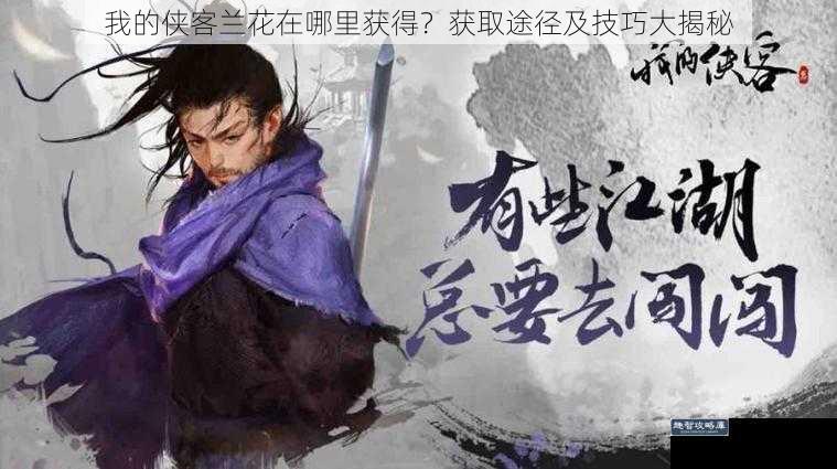 我的侠客兰花在哪里获得?获取途径及技巧大揭秘
