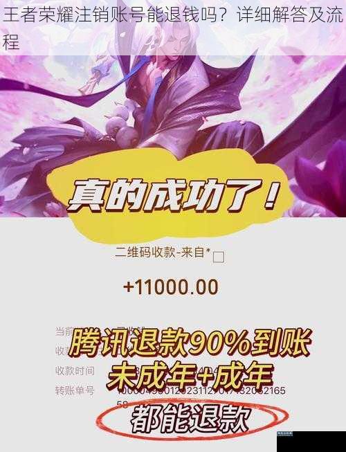 王者荣耀注销账号能退钱吗?详细解答及流程