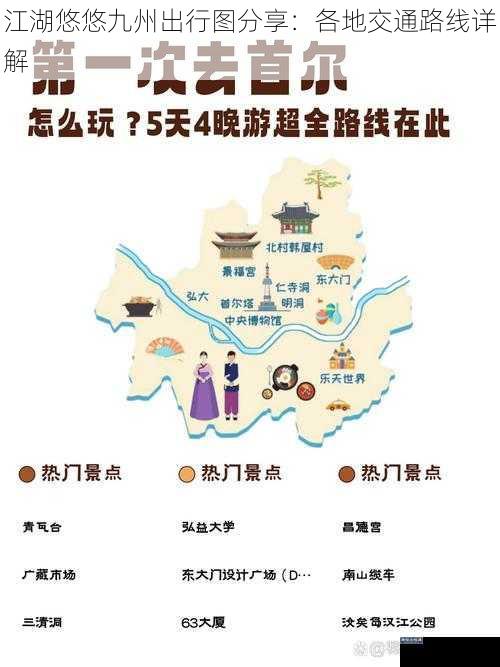 江湖悠悠九州出行图分享:各地交通路线详解