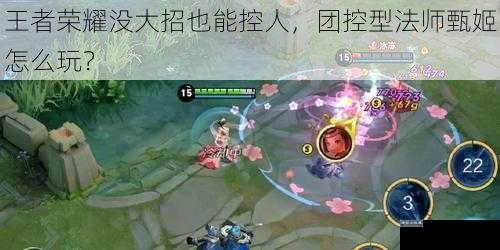 王者荣耀没大招也能控人,团控型法师甄姬怎么玩?