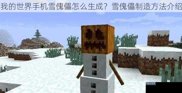 我的世界手机雪傀儡怎么生成?雪傀儡制造方法介绍