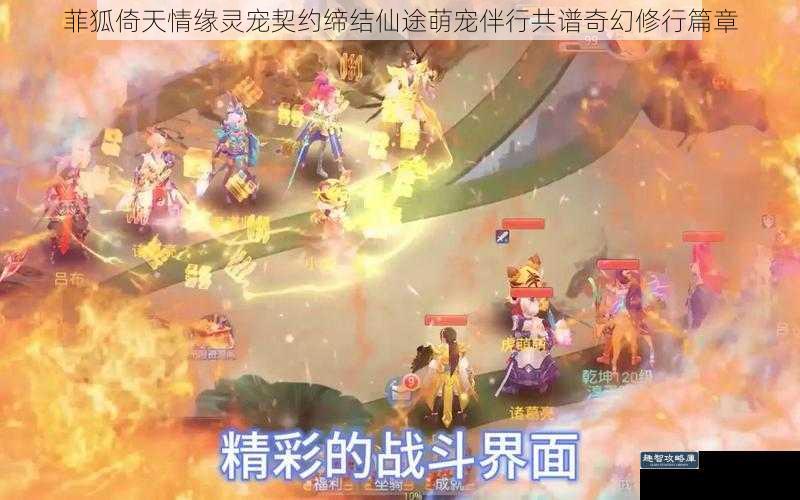 菲狐倚天情缘灵宠契约缔结仙途萌宠伴行共谱奇幻修行篇章