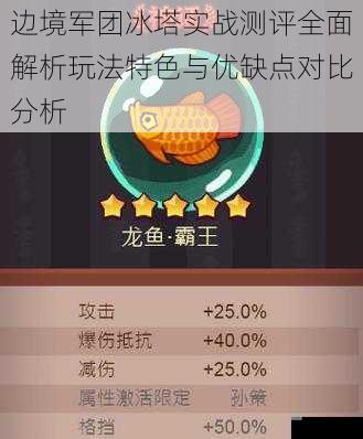 边境军团冰塔实战测评全面解析玩法特色与优缺点对比分析