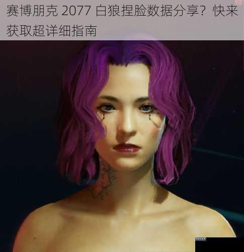 赛博朋克 2077 白狼捏脸数据分享？快来获取超详细指南