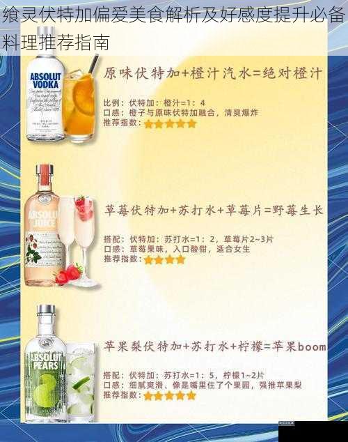 飨灵伏特加偏爱美食解析及好感度提升必备料理推荐指南