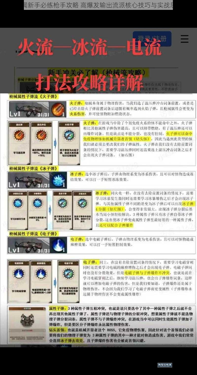 航海奇闻新手必练枪手攻略 高爆发输出流派核心技巧与实战思路解析