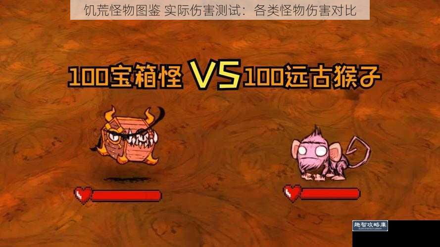 饥荒怪物图鉴 实际伤害测试：各类怪物伤害对比