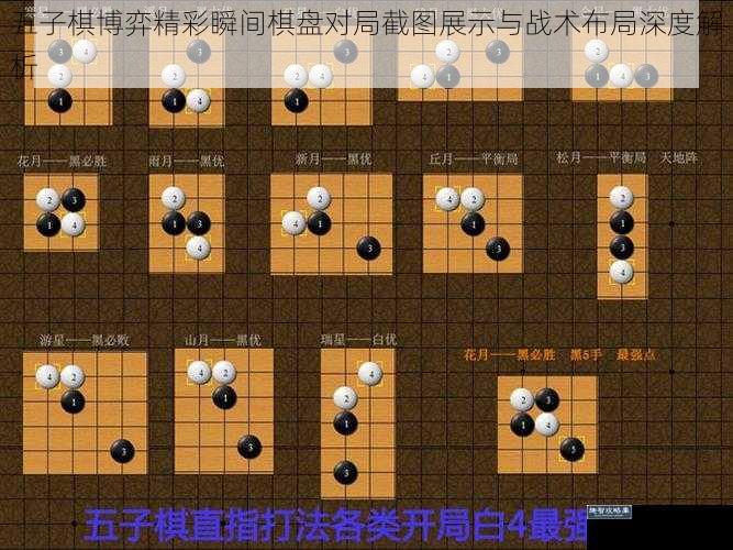 五子棋博弈精彩瞬间棋盘对局截图展示与战术布局深度解析