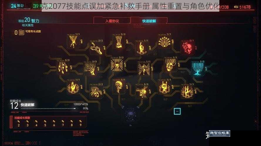 赛博朋克2077技能点误加紧急补救手册 属性重置与角色优化全解析