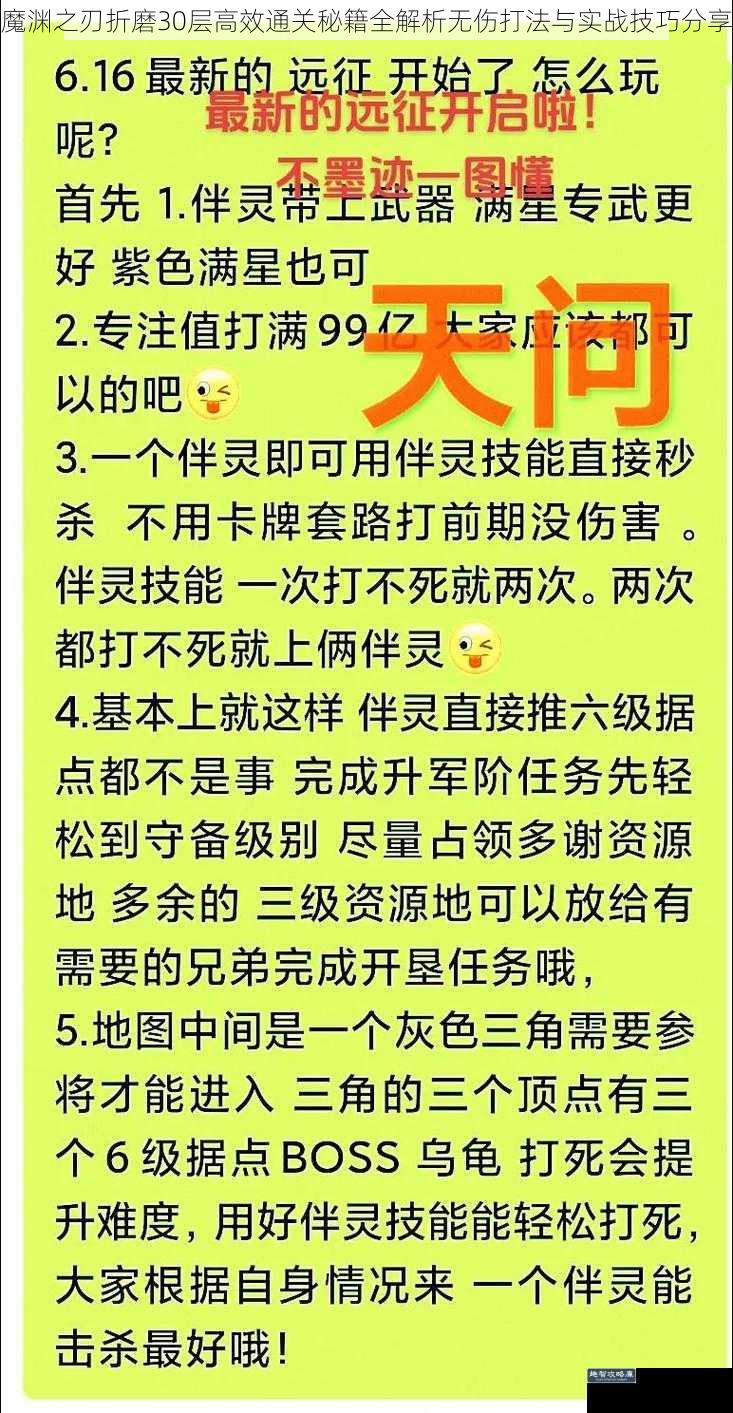 魔渊之刃折磨30层高效通关秘籍全解析无伤打法与实战技巧分享