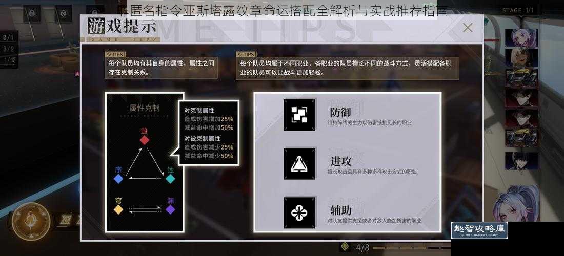 非匿名指令亚斯塔露纹章命运搭配全解析与实战推荐指南