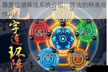 霹雳江湖阵法系统介绍：阵法的种类与作用