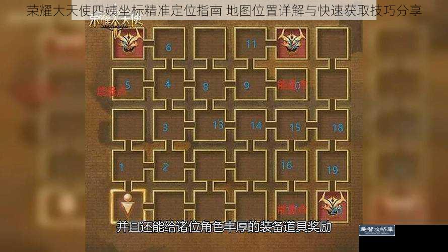 荣耀大天使四姨坐标精准定位指南 地图位置详解与快速获取技巧分享