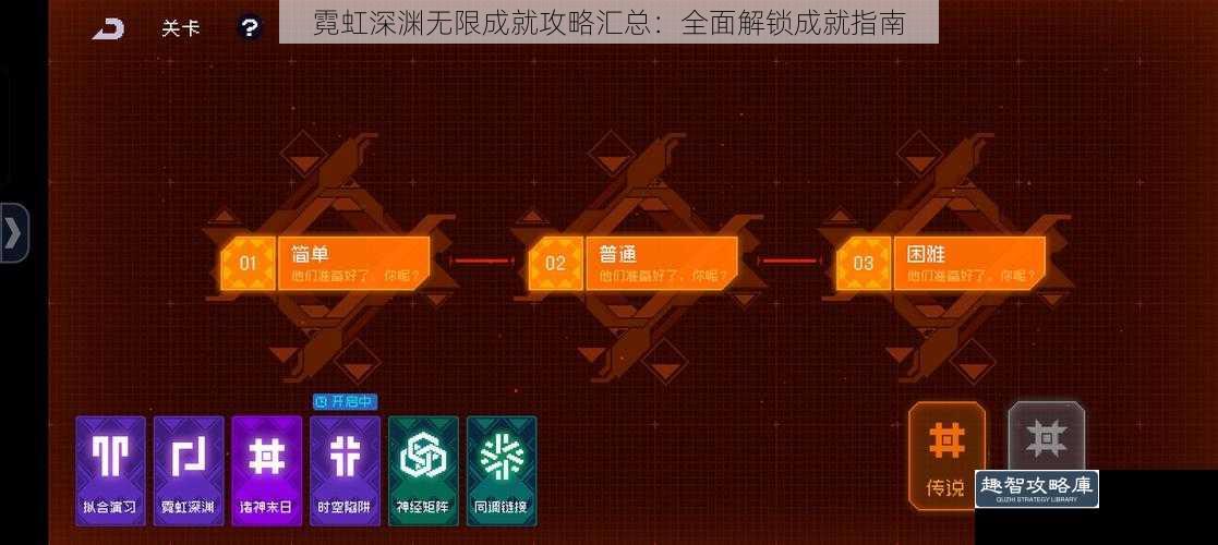 霓虹深渊无限成就攻略汇总：全面解锁成就指南