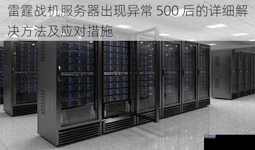 雷霆战机服务器出现异常 500 后的详细解决方法及应对措施