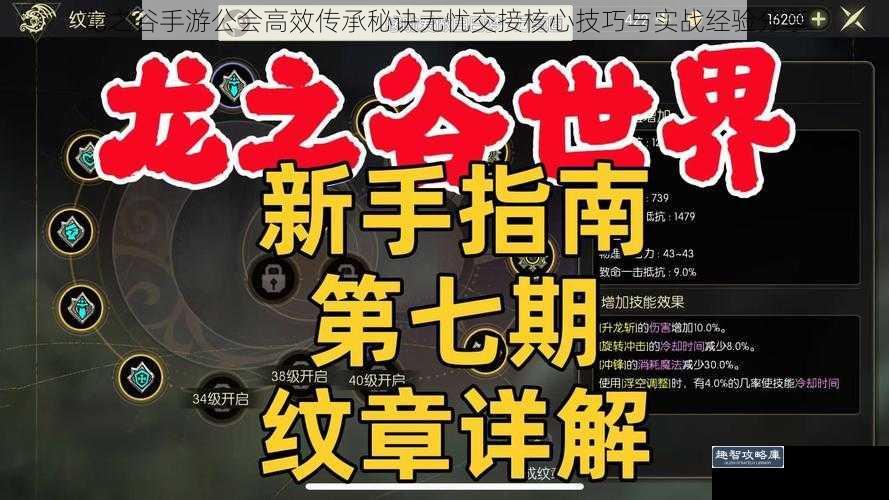 龙之谷手游公会高效传承秘诀无忧交接核心技巧与实战经验分享