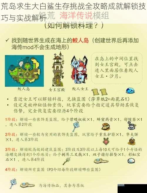 荒岛求生大白鲨生存挑战全攻略成就解锁技巧与实战解析