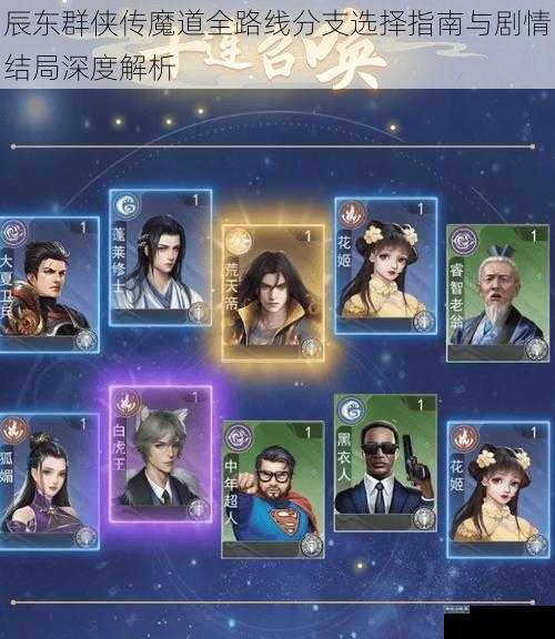 辰东群侠传魔道全路线分支选择指南与剧情结局深度解析